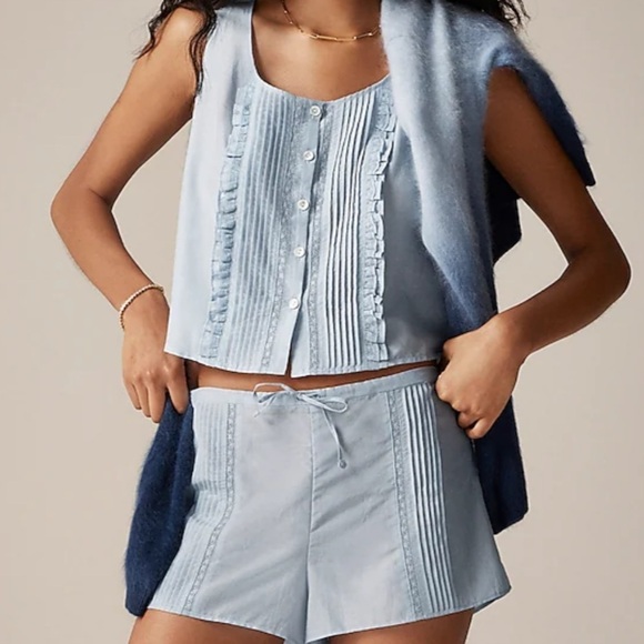 J crew Araks X J.Crew pajama set in cotton-silk voile blend - Picture 2 of 7